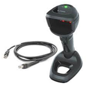 Escaner Zebra DS9908-SR Hibrido Mano y Manos Libres Imagen 2D USB Negro Alcance Estandar Incluye Cable CBA-U21-S07ZBR