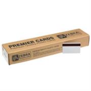 Tarjetas Zebra de PVC blanco banda magnetica de alta coercitividad de 30 mil (500 tarjetas)