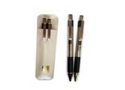 Juego Boligrafo Lapicero Zebra 5000 MetalicoO Negro C/2Piezas