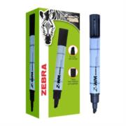 Marcador Zebra para Pizarrón Blanco Z-WM Bold Color Negro C/12 Pzas