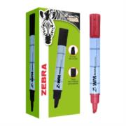 Marcador Zebra para Pizarrón Blanco Z-WM Bold Color Rojo C/12 Pzas