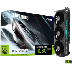 Tarjeta de Video Zotac AMP GeForce RTX4080 Super 16GB RGB Triple Fan GDDR6X 256-bit 3xDP 1xHDMI